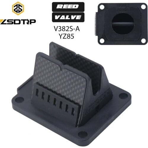 ZSDTRP Carbon Fiber Reed Valve For Yamaha YZ85 2002-2019 Motorcycle Reed Valve For VForce3 V382S-A