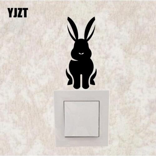 YJZT Funny Room Decor Vinyl Wall Decal Switch Stickers House Farm Pet Animal 17SS0302