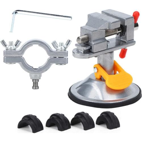 0-35mm Universal Bench Vise Workbench Table Vise Electric Drill Grinder Holder Quick Self-Priming Manual Clamp Workpiece Fixture
