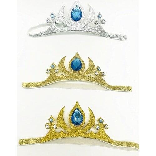 1 PCS New Cute Princess Crown Baby Headbands Girls Elastic Hair Bands Hair Accessories Tiara HairBands Children Headwear