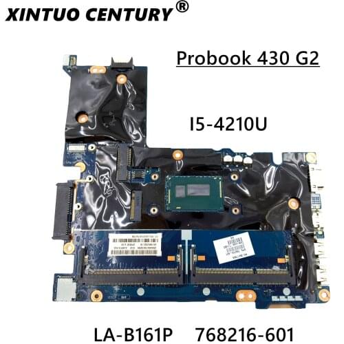 768216-601 768216-501 768216-001 ZPM30 LA-B171P for HP Probook 430 G2 Laptop motherboard SR1EF I5-4210U Fully Tested