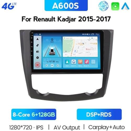 2 Din 8 Core Android 10 Car Radio Auto Stereo For Renault Kadjar 2015 2016 2017 2018 2019 Navigation GPS DVD Multimedia Player