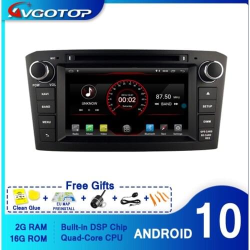 AVGOTOP Android 10 Car Radio GPS DVD Player for TOYOTA AVENSIS 2005-2007 MP3 MP4 Wifi Vehicle Navigation Multimedia