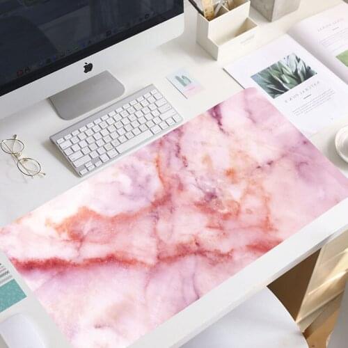 Large Marble Grain Soft Mouse Pad Office Computer Desk Mat Modern Table Game Keyboard Laptop Cushion Accessories gift
