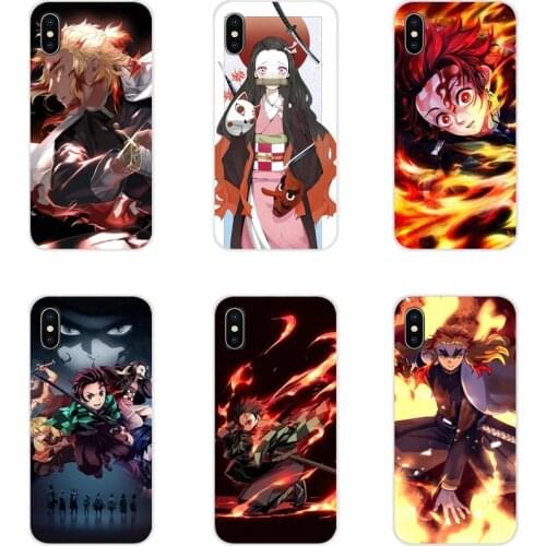 For Samsung Galaxy A3 A5 A7 A9 A8 Star A6 Plus 2018 2015 2016 2017 Accessories Phone Cases Covers Anime Demon Slayer