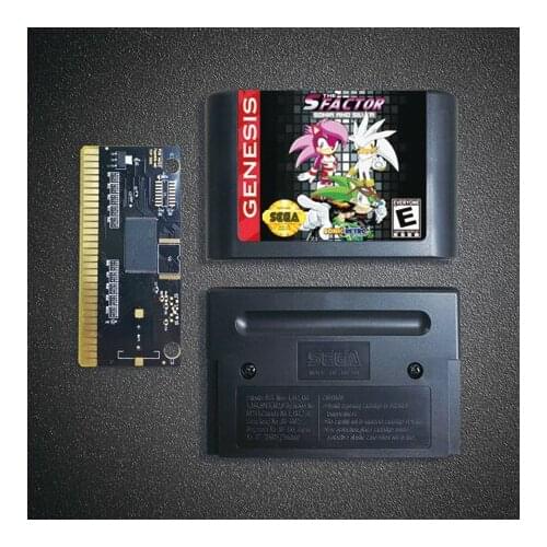 S Factor Sonia And Silver - 16 Bit MD Game Card for Sega Megadrive Genesis Video Game Console Cartridge