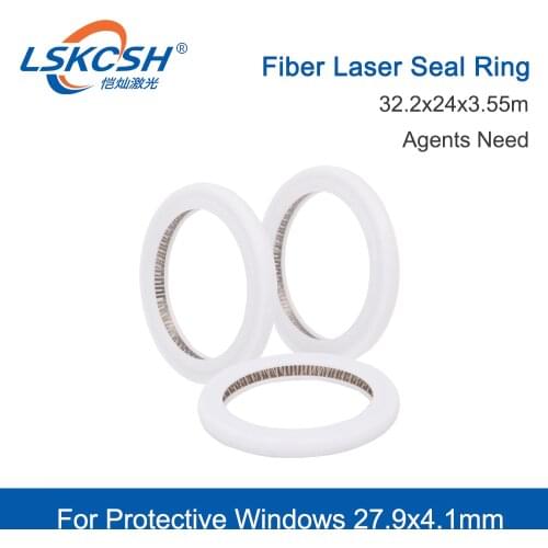 LSKCSH Despring Seal 32.2*24*3.55mm for Fiber Protection Lens 27.9x4.1mm Used BT240S BM109 BM111 Seal ring 11021M2110007