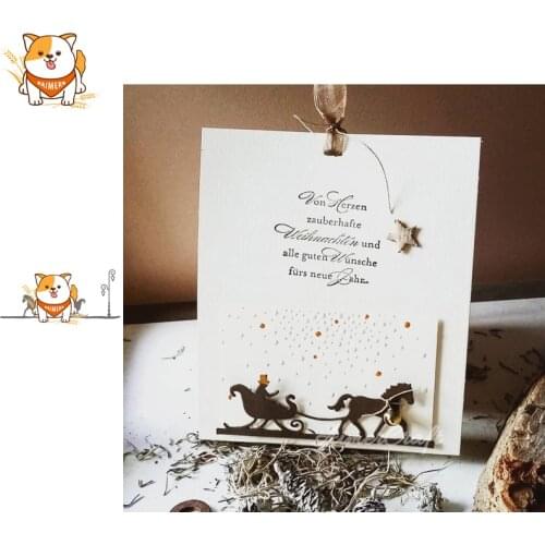 Man Carriage Strip Metal Cutting Dies Scrapbooking Stencil DIY Decorative Embossing Craft Die Cuts Card Making New Dies For 2019