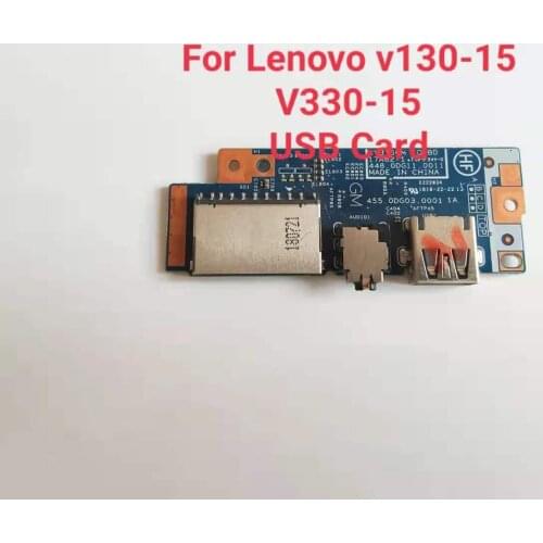 Original FOR LENOVO IDEAPAD V330-15IKB v330-15 AUDIO USB SD CARD READER BOARD V330-15IKB v330-15 17A41-3 448.0DC10.0031