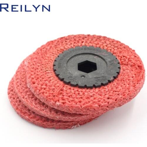 High quality polishing disc 4inch metal steel polishing disc polishing roller Angle Grinder machine