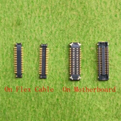 2pcs LCD Display FPC Connector Port Plug for Asus Zenfone 2 Zenfone2 ZE550ML ZE551ML Z00AD 30pin On Motherboard Flex Cable