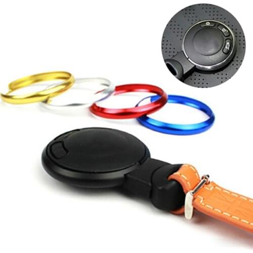 1pc Car Key Decoration Ring for BMW Mini Cooper Clubman Countryman Auto Key Chain Shell Trim Strim Car Decor Accessories