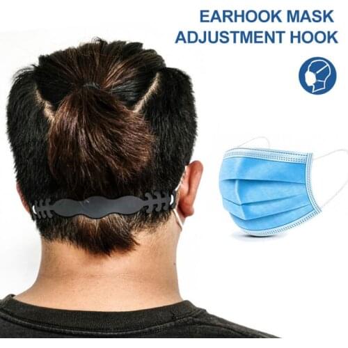 1PC Universal Anti-slip Extension Clasp Mask Hook For Masks Elastic Adjustment Belt Adjustable Mask Ropes Motorcycle Accessories