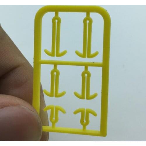 10Pcs/lot Carp Fishing hair extender bait stop Tackle Durable ABS Lightweight Hair Rig Boilie Stop Bait V Stopper Hair Extender