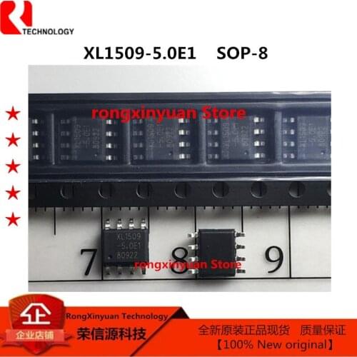 10 pieces / lot XL1509-5.0E1 SOP-8 XL1509-5.0 XL1509 XL1509-5 2A 150KHz 40V Buck DC to DC Converter 100% New original