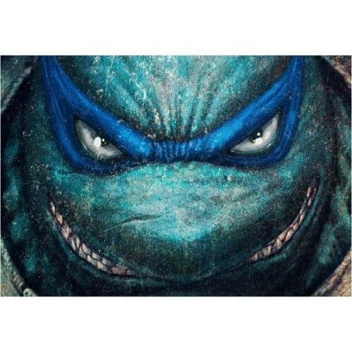 ArtBack 5d diy diamond painting evil shark picture full square animal diamond mosaic art diamond embroidery