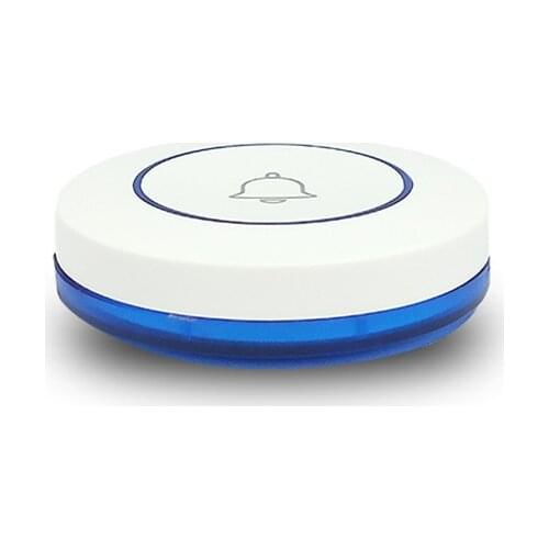 Self-powered Wireless 433mhz Doorbell Touch Button Home Security Welcome Smart Chimes Door bell Alarm LED light free shipping