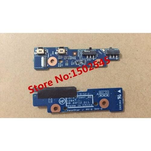 Free Shipping Original Laptop Switch Board For HP EliteBook Revolve 810 G1 Switch Power Board Switch Button Board 48.4XF12.011