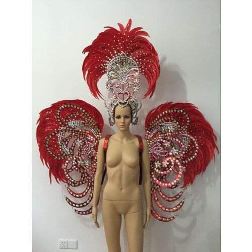Brazil Rio Spanish Cuba Santiago Havana Venice Dionysia carnival Float Mask dress masque ball costume samba plumage plume Headd