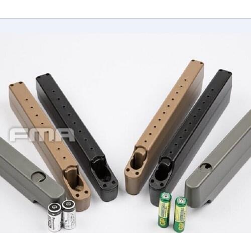 Fma case Outdoor Tactical Hunting Airsoft Function Battery Storage Case Box Magazine-style For 555/CR123 Bk/de/fg TB1308