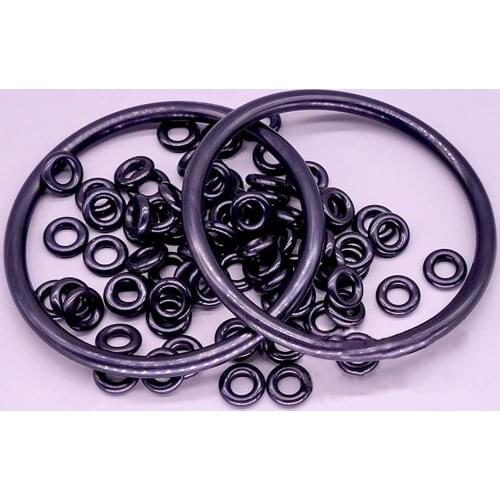 Black O Ring 4mm Wire Diameter NBR Rubber O Rings Gaskets OD 100-450mm O-Ring Oil Seals Washer