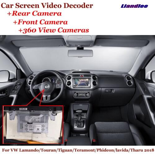 DVR Reverse Image Decoder Rearview Front 360 Camera Car MIB Host For VW Lamando/Touran/Tiguan/Teramont/Phideon/Lavida/Tharu 2018