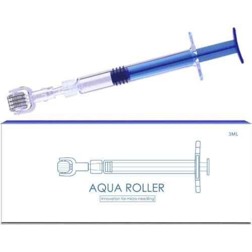Micro 72 Needles Derma Roller Ampoules Syringe Microneedling 3ML Hydra Serum Applicator