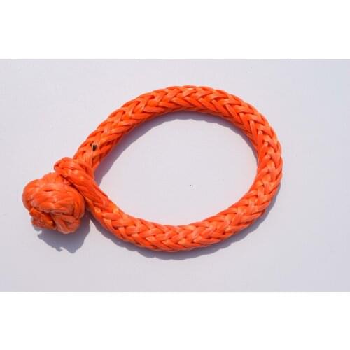 6mm*80mm Soft Shackles,Rope Shackle for Recovery Towing UHMWPE Shackle for ATV UTV SUV