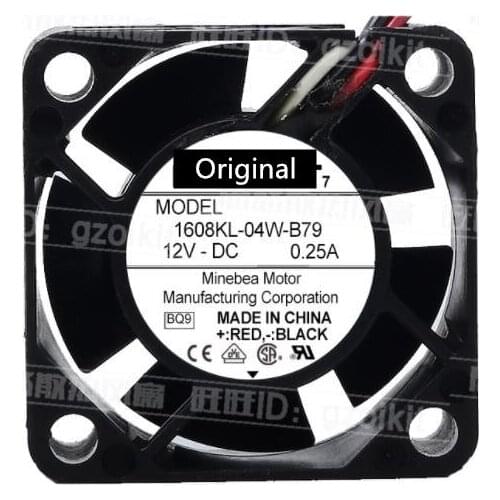 Original 100% working 1608KL-04W-B70 4020 4cm 40mm DC 12V 0.25A server inverter cooling Fan