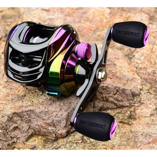 PROBEROS 8.1:1 18+1BB 8KG Max Drag Reinforced Reel Fishing Baitcasting Reel High Speed Fishing Reel Left Right Hand Reel