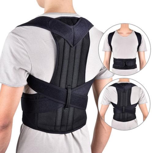 Men Women Adjustable Magnetic Posture Corrector Male Corset Back Support Belt Lumbar Support Sports Safety Straight Corrector