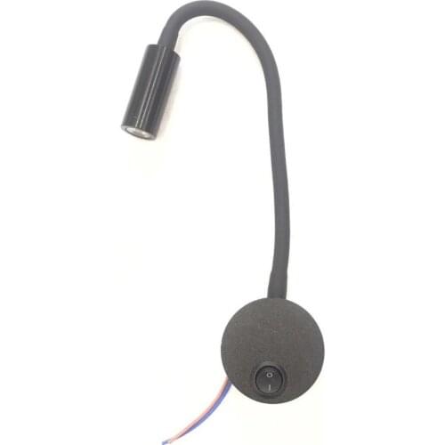 1pcs/lot New Led Spot Lamps 3w Led Bedroom Bedside Light Direction Adjustable Reading Lamp Home Lighting 3 Years Warranty Time