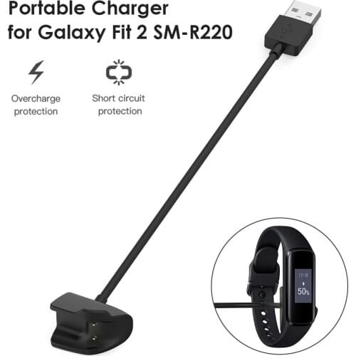 USB Charging Cable Cord For Samsung Galaxy Fit 2 SM-R220 Charger Dock Charge Adapter For Galaxy Fit 2 Smart Watch Accessories