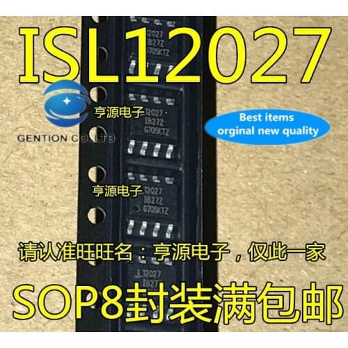 10PCS ISL12027IB27Z ISL12027 SOP8 clock IC 12027 in stock 100% new and original
