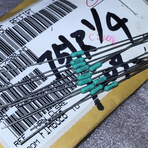 100% New and original50PCS RLR07C 751R Eur 1/4W 1% fever precision audio resistance