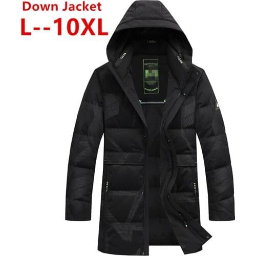 10XL 8XL 6XL 5XL 2020 new mens winter dow n jacket high quality fur collar coat detachable hat and fur collar males clothing