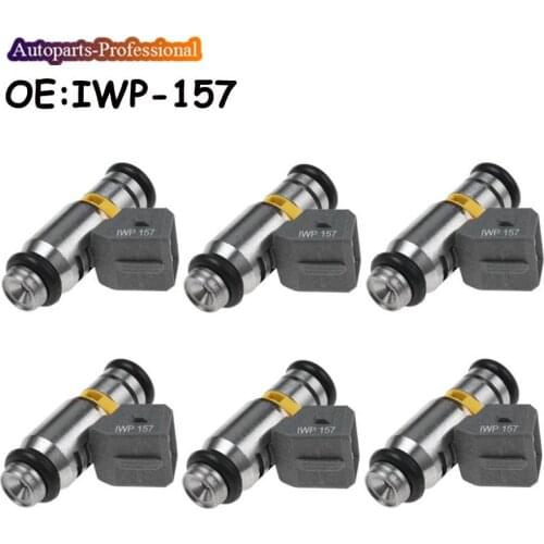 6 Pcs/lot Car Auto accessorie Fuel Injector For Ford Fiesta 1.6 Fiat Palio Gol Flex 1.8 EV1 160cc / min IWP157 IWP-157 50102702