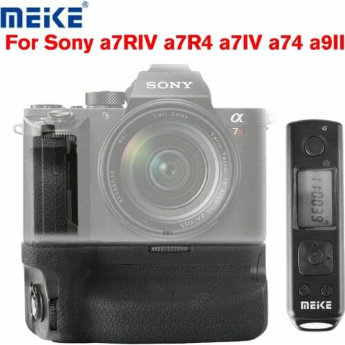 Meike MK-A7R IV Pro Battery Grip Remote Control Vertical Shooting Grip Hand Grip For Sony a7RIV a7R4 a7IV a74 a9II Meike MK-A7R