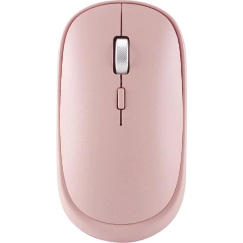 Bluetooth 4.0 + 2.4G Wireless Dual Mode Mouse Mini Optical Computer Pink Mice 1600 DPI 3D Office USB Mause For Macbook PC Laptop