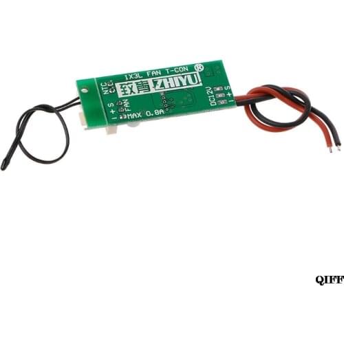 Drop Ship&Wholesale DC 12V Temperature Speed Controler Denoised Speed Controller for PC Fan/Alarm APR28