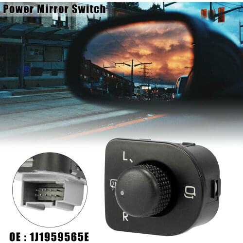 For VW Beetle Jetta Golf Passat Electric Adjust Master Switch Rear View Mirror Control Knob High Quility 1J1959565E