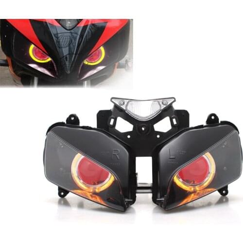 Motorcycle Custom Projector Modified Headlight Assembly For Honda CBR1000 CBR 1000 2004-2007 High/Low Beam Head Lamp
