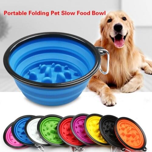 Dog Bowl Food Container Cat Water Bowl Outdoor Portable Folding Pet Bowls Pet Supplies