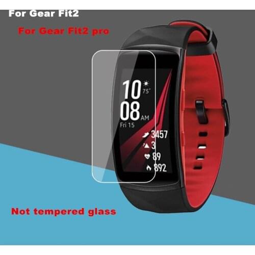 100pcs/lot Soft TPU High Clear Screen protector for samsung Gear Fit 2 Fit2 pro high clear screen protective film Full cover