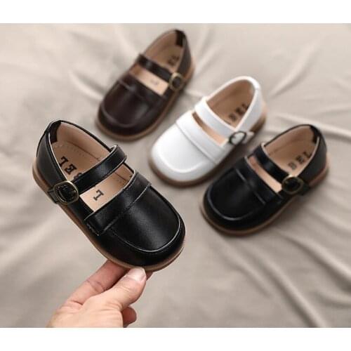 Newest 2021 Spring Kids Shoes Fashion Leathers Children Sandals For Girls Toddler Baby Breathable PU Out Leather Sport Shoes