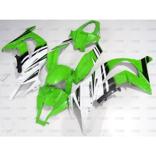 Ninja ZX 10r 2011 - 2015 Fairings ZX10r 2015 Fairings Ninja ZX 10r 2011 Green White Black Fairings