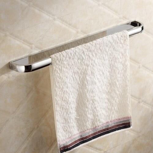 Single lever bathroom towel rack full of copper metal pendant hanging towel bar towel European fashion simple metal pendant