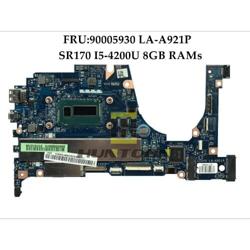 Wholesale FRU:90005930 FOR Lenovo Yoga 2 13 Laptop Motherboard ZIVY0 LA-A921P SR170 I5-4200U 8GB RAMs 100% Fully Tested