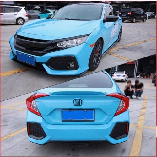 Applicable to Ten 16-20 Generation Refitting Si Big Enclosure Civic Front Middle Net Rear Bar Tail Wing