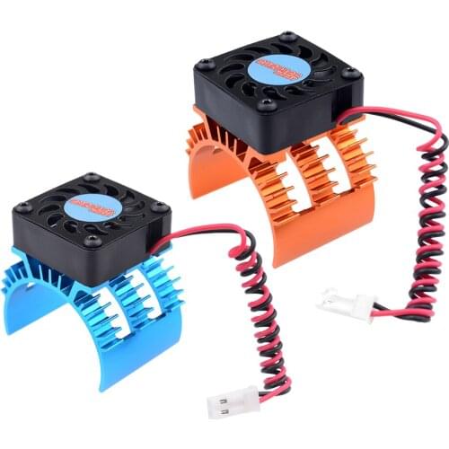 Motor Heat Sink & Cooling Fan for 1/10 RC Car 540/550 3650/3660 3665 Motor